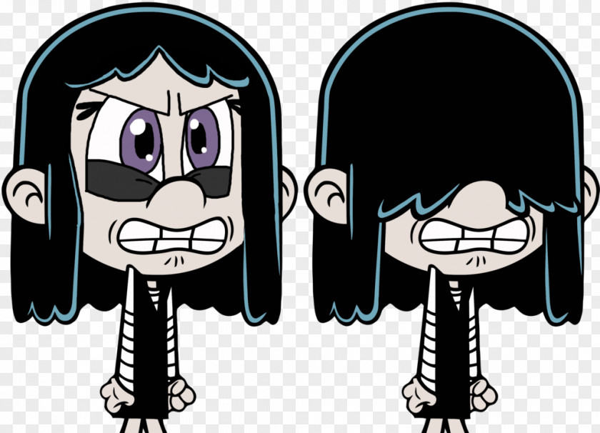 Angry Vector Lucy Loud Lori Lincoln Leni PNG