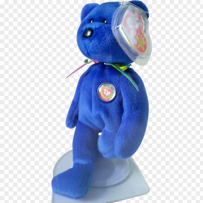 Beanie Stuffed Animals & Cuddly Toys Cobalt Blue Figurine Elephant PNG