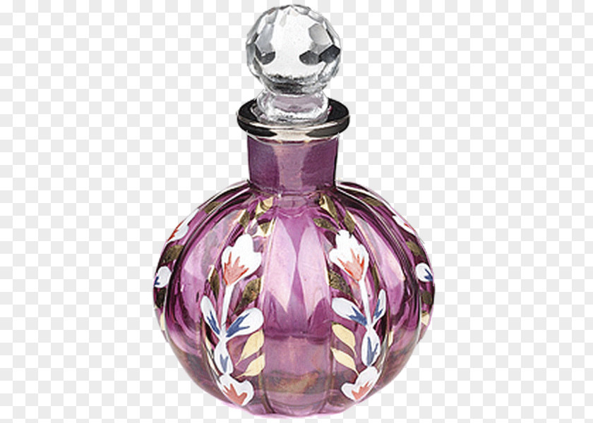 Empty Glass Perfumer Bottle Eau De Toilette Shalimar PNG