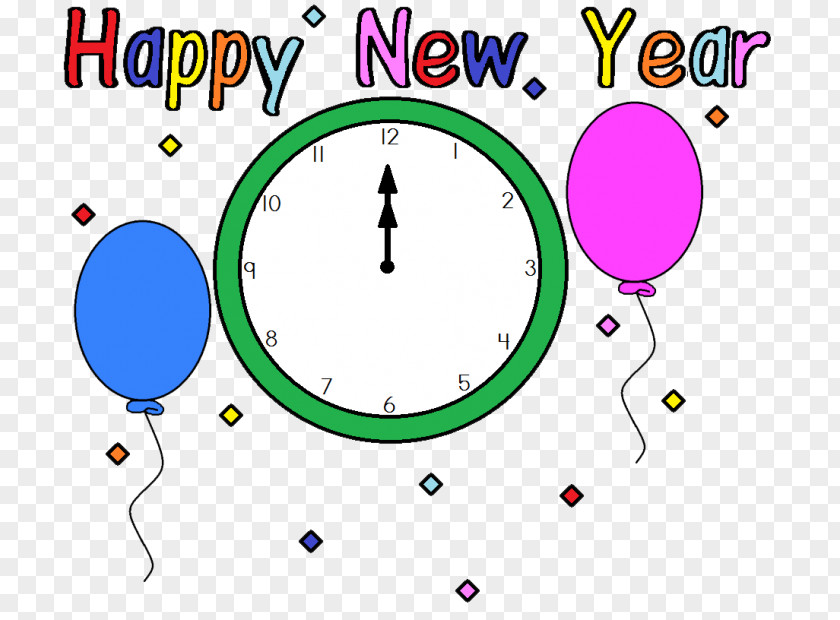 New Year's Day Eve Holiday Clip Art PNG