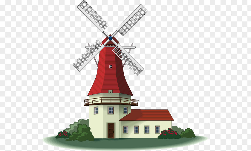 Red Windmill Cliparts Free Content Clip Art PNG