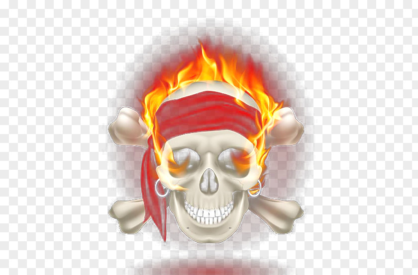 Skull Fire Download PNG