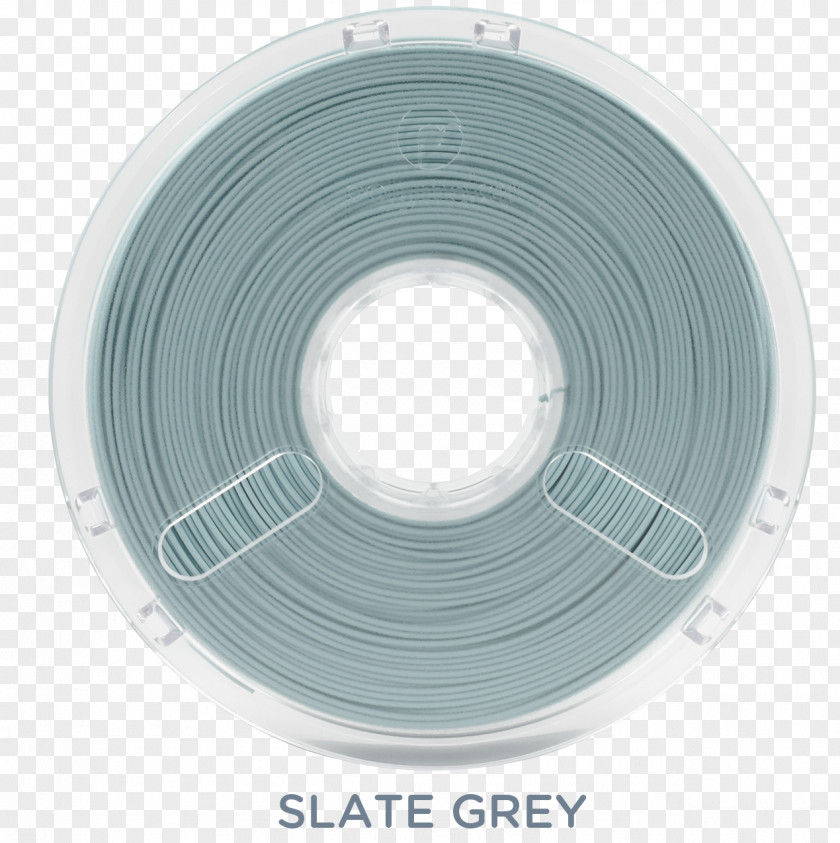 Spool 3D Printing Filament Grey Color Yellow Slate Gray PNG