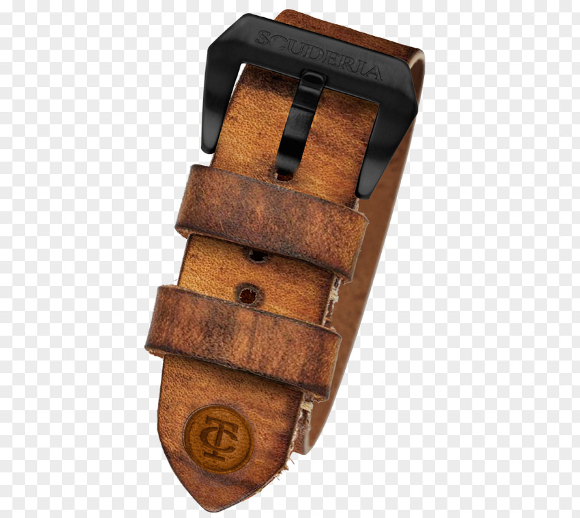 Watch Strap Leather Buckle PNG