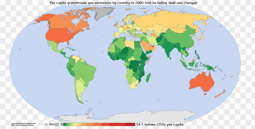 World Map Greenhouse Gas Carbon Dioxide PNG