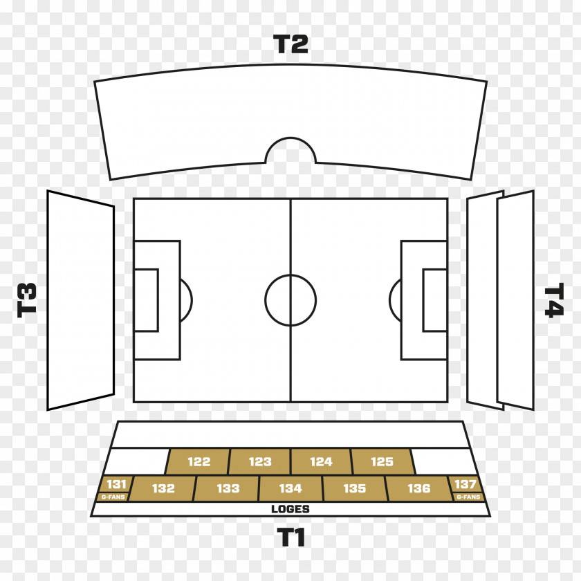 Line Drawing Furniture Diagram PNG