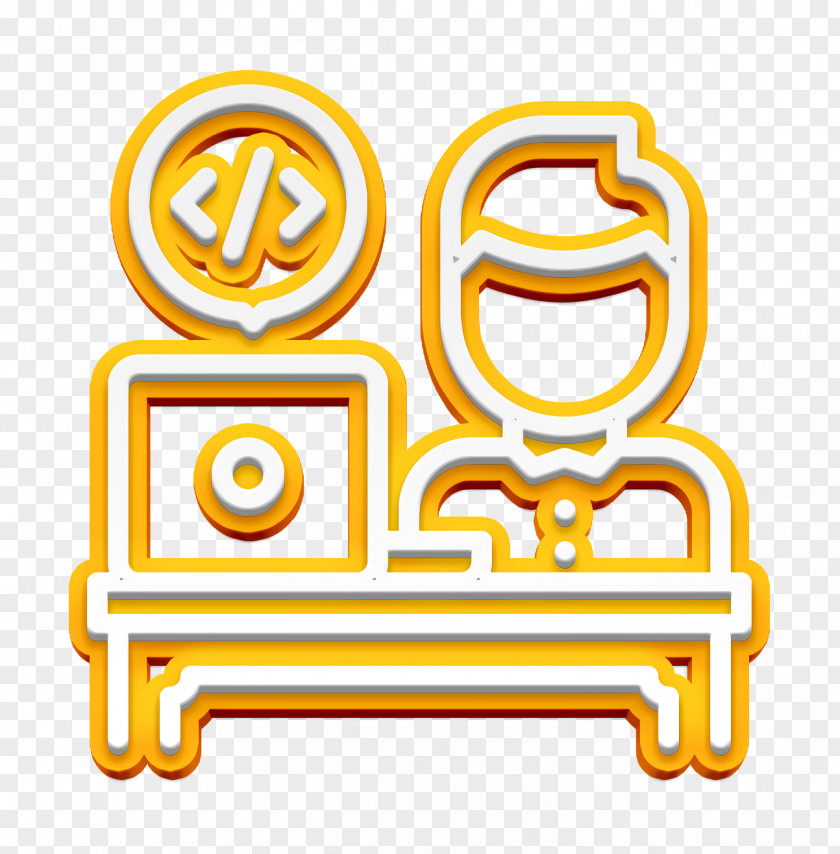 Programmer Icon Developer Desk PNG