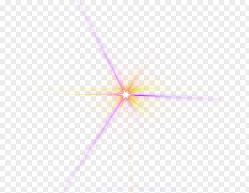 Purple Fresh Light Effect Elements Symmetry Petal Angle Pattern PNG