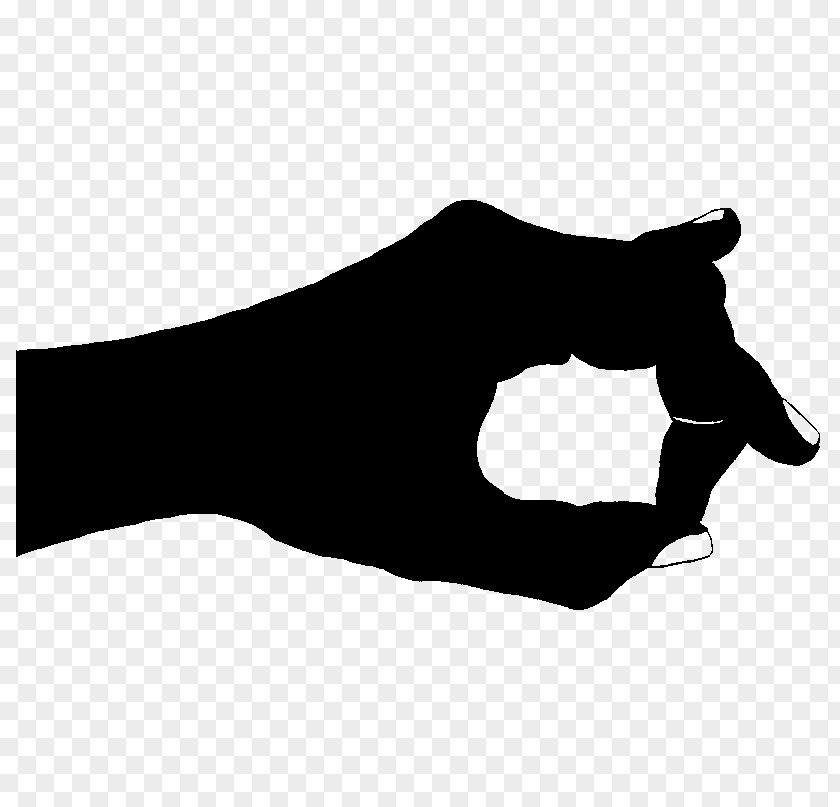 Silhouette Finger Animal Black M Clip Art PNG