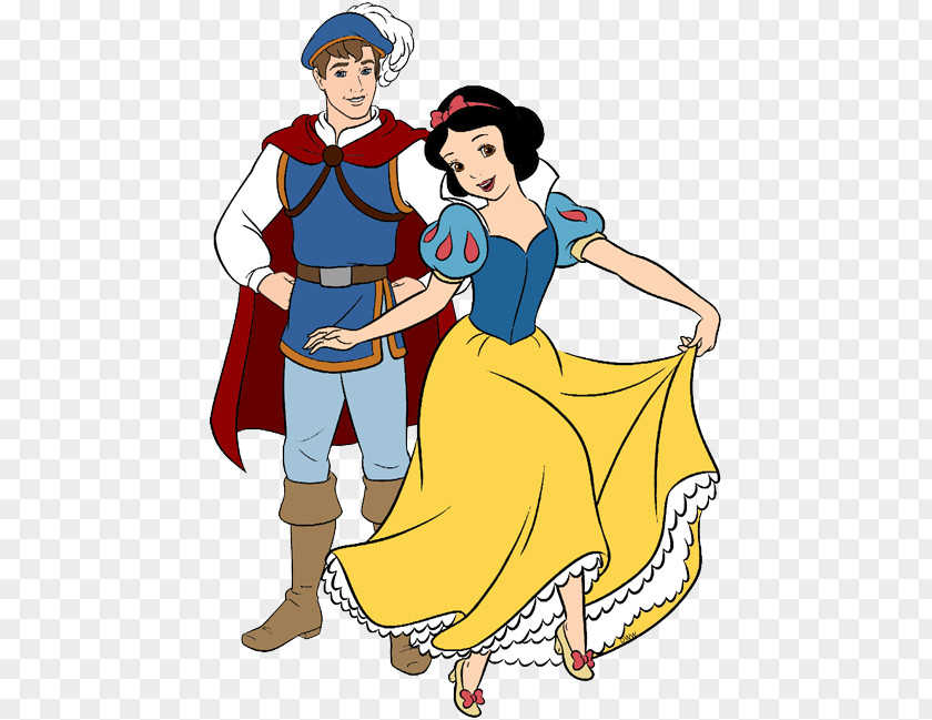 Snow White Prince Charming Clip Art PNG