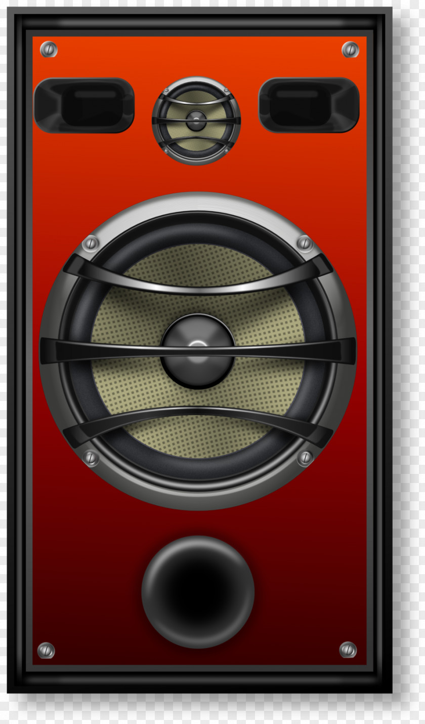 Speaker Loudspeaker Recording Studio Monitor Clip Art PNG