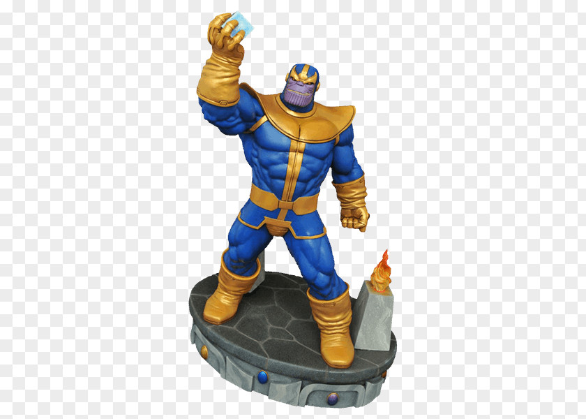 Thor Thanos Statue Marvel Comics Premiere PNG