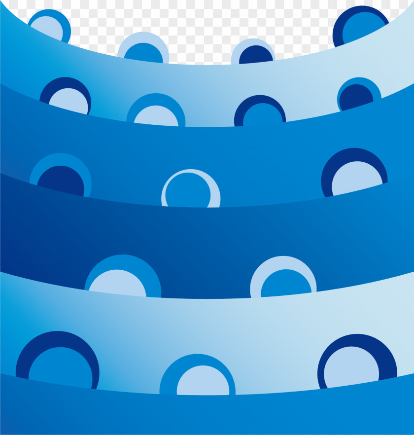 Blue Circle Frame PNG