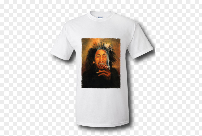 Bob Marley T-shirt Clothing Crew Neck PNG
