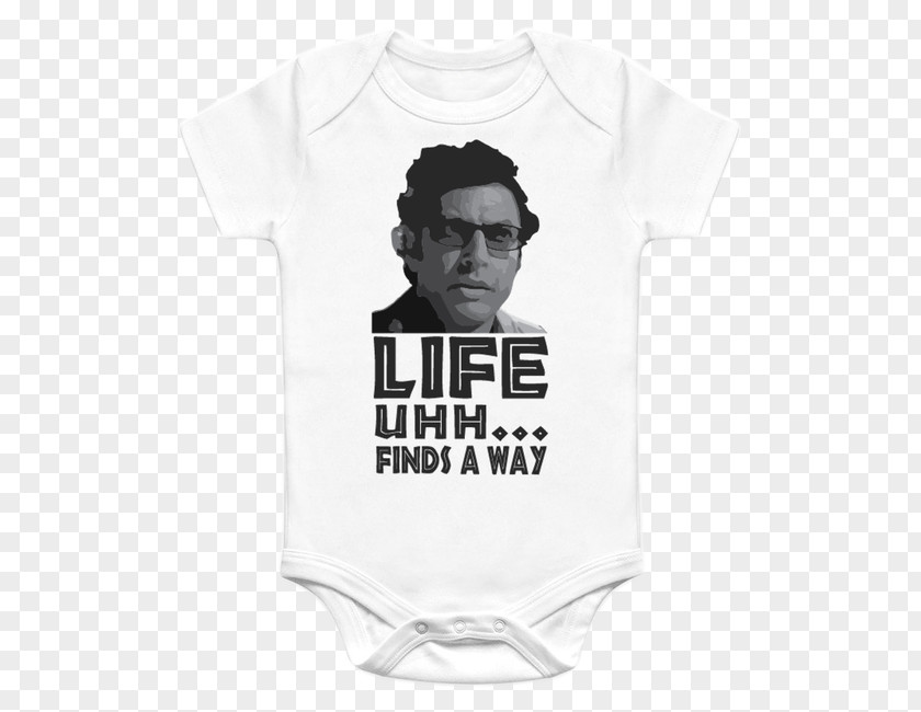 T-shirt Jeff Goldblum Jurassic Park Ian Malcolm Baby & Toddler One-Pieces PNG