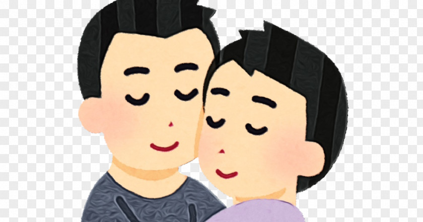 Animation Child Cartoon Cheek Nose Forehead Love PNG