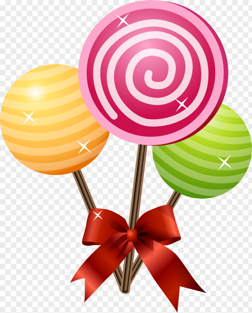 Cute Candy Lollipop Ice Cream PNG