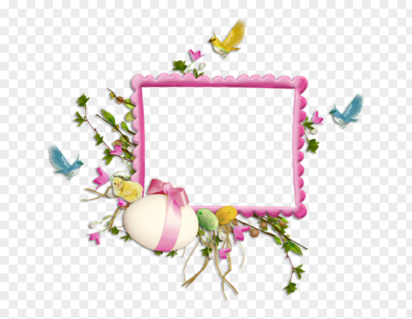 Easter Egg Floral Design Holiday Peace PNG