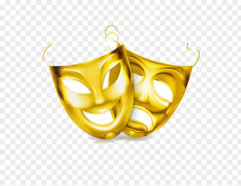 Golden Mask Theatre Royalty-free Clip Art PNG