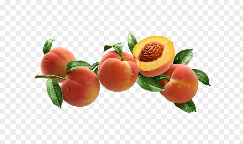 Peach Food Fruit Apple PNG