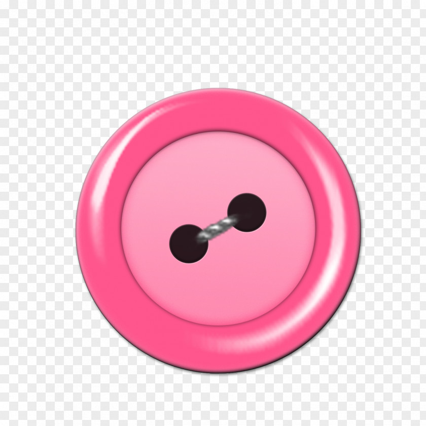 Pink Round Button Download PNG