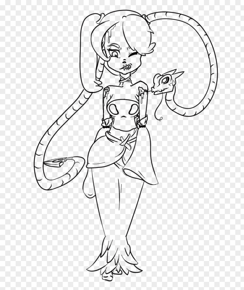 Squigly Line Maleficent Evie Ben Coloring Book PNG