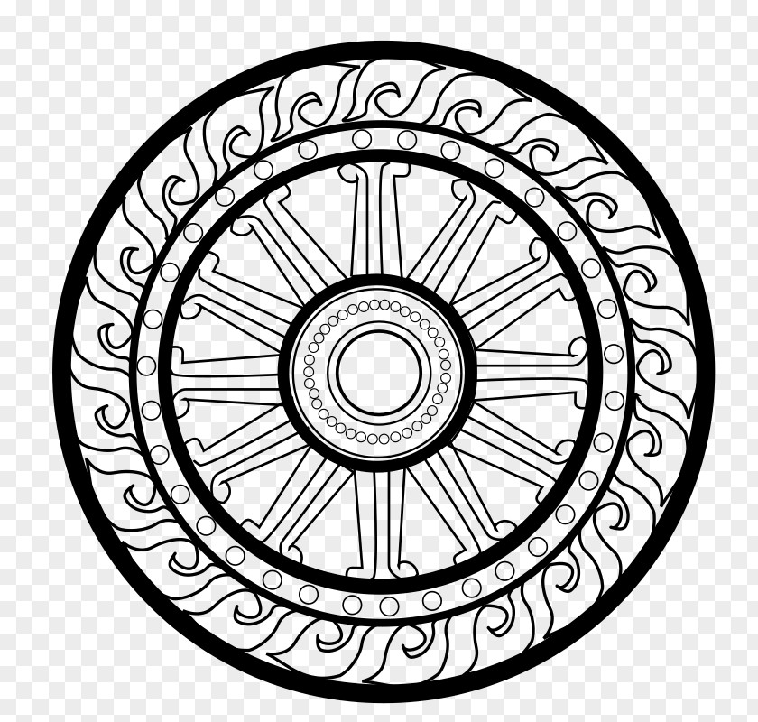 Wheel Of Dharma Clip Art PNG