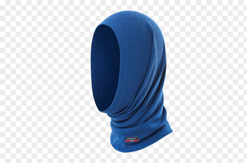 Cobalt Blue Neckerchief Headscarf PNG