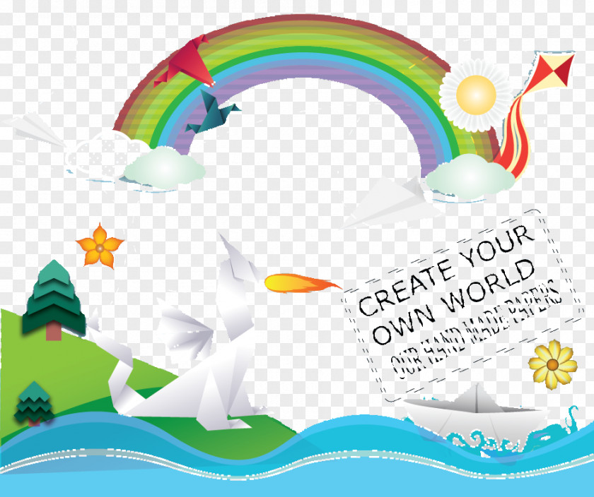 Green Mountain Pattern Rainbow River Download Clip Art PNG