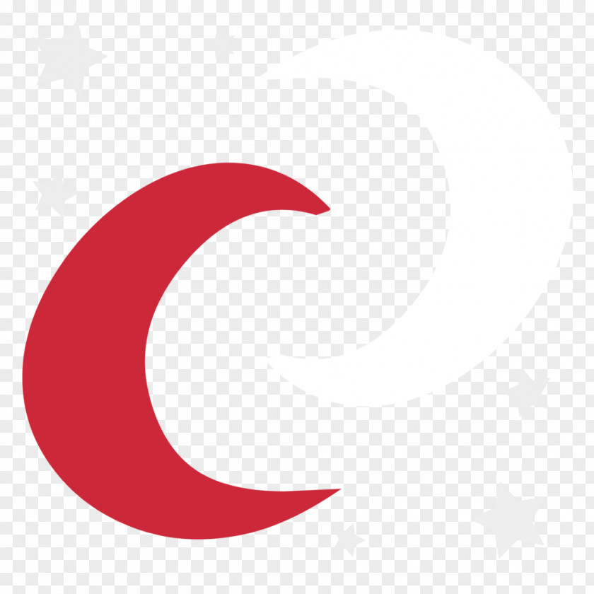 Moonlight Crescent Symbol Circle Logo PNG