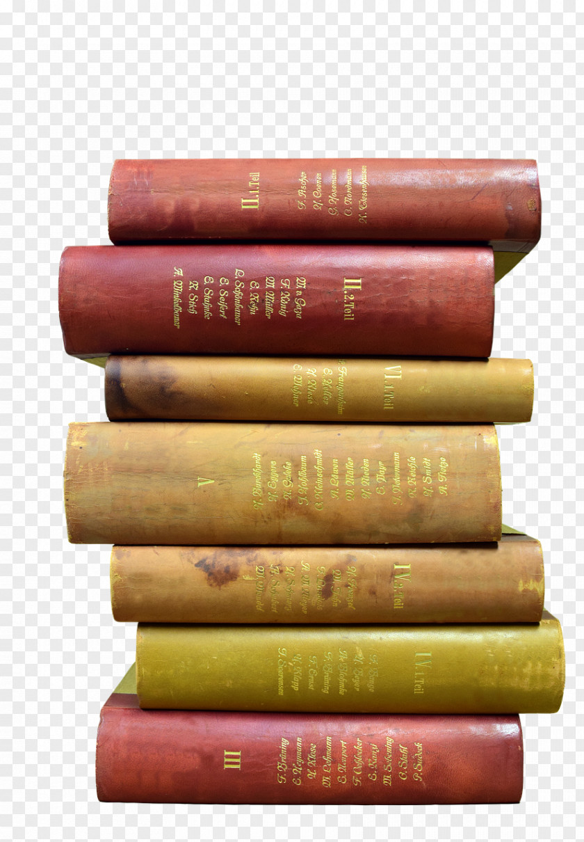 Stack Of Books Book Covers Used Literature PNG