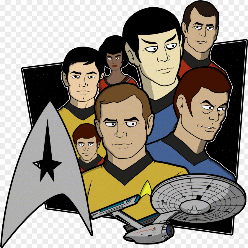 Animation Style Star Trek: The Animated Series Original Next Generation Cartoon Spock PNG