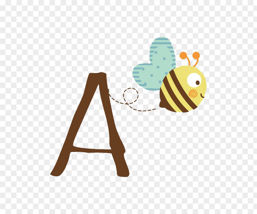 Cartoon Bee Painting Canvas PNG