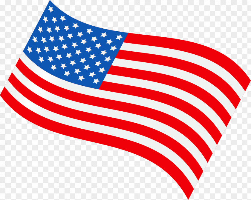 Cartoon US Flag Of The United States Illustration PNG