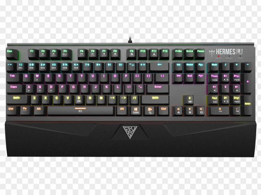 Computer Mouse Keyboard GAMDIAS RGB Mechanical Gaming With 32bit Micro-Processor 2 Ma Keypad Electrical Switches PNG