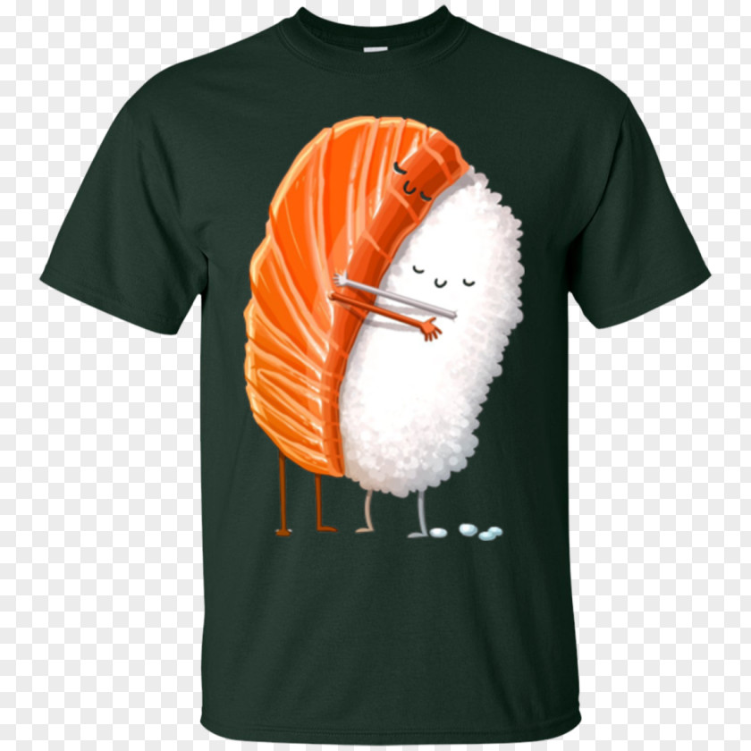 Cute Sushi Printed T-shirt Hoodie Top PNG