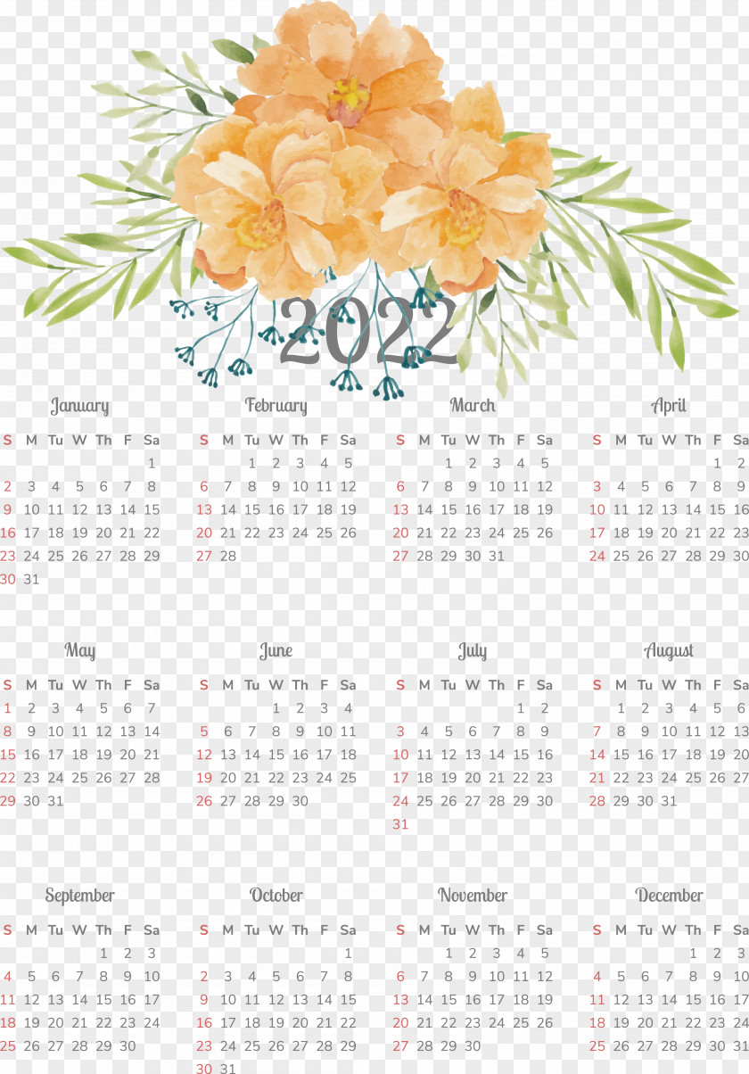 Flower Calendar 2011 Plant Science PNG