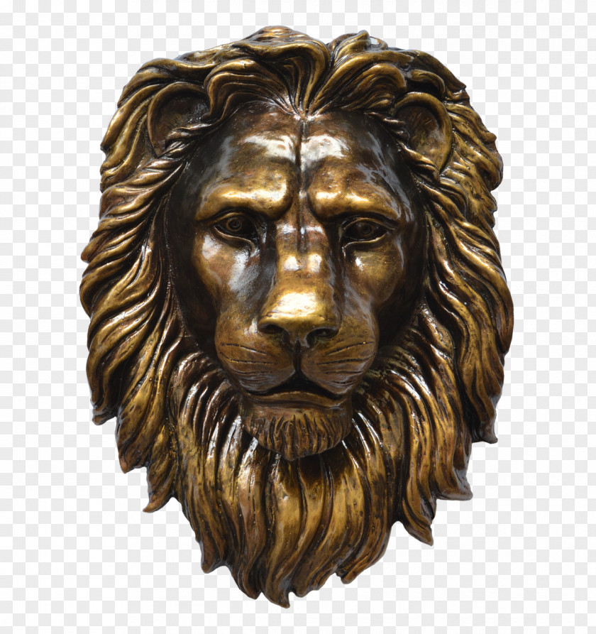 Lion Sculpture Artikel Bronze Relief PNG