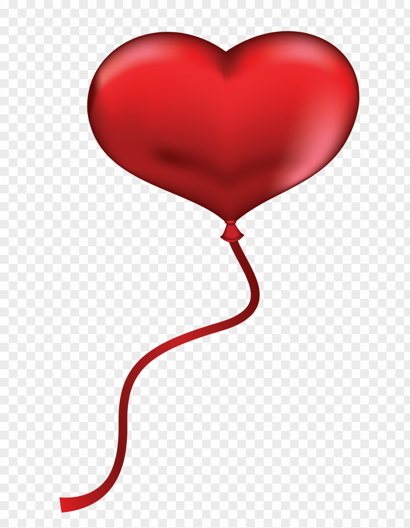 Red Heart Balloon PNG Clipart Picture Valentine's Day Clip Art PNG