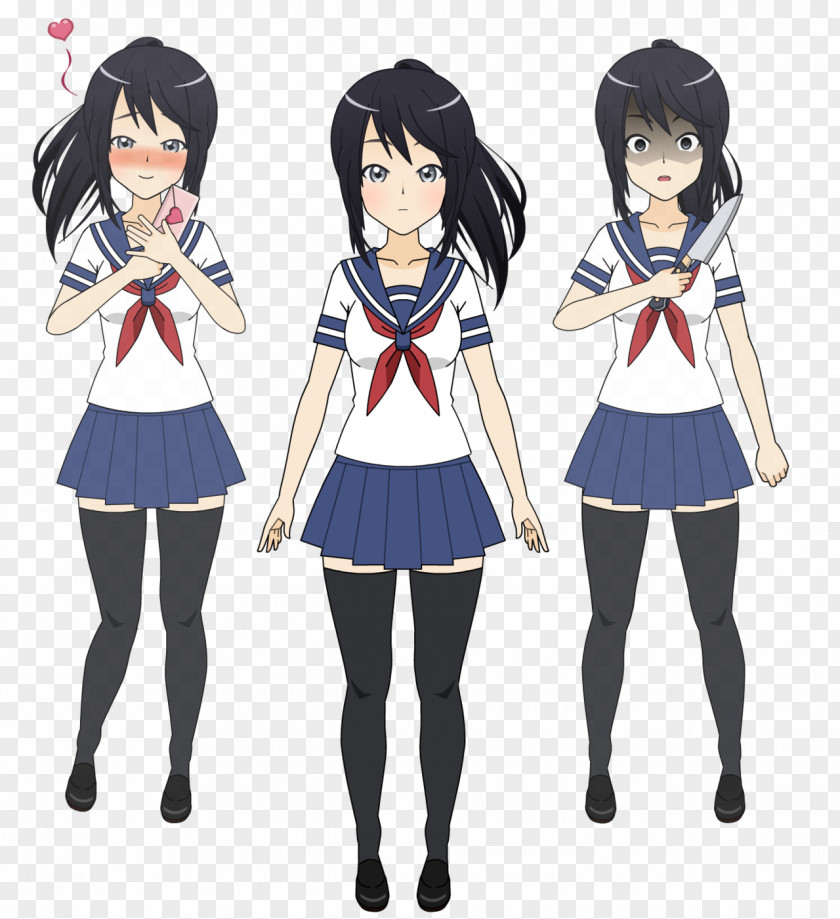 School Uniform Yandere Simulator Code Drawing DeviantArt PNG