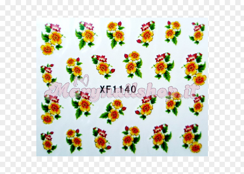 WATER YELLOW Water Slide Decal Petal Flower PNG