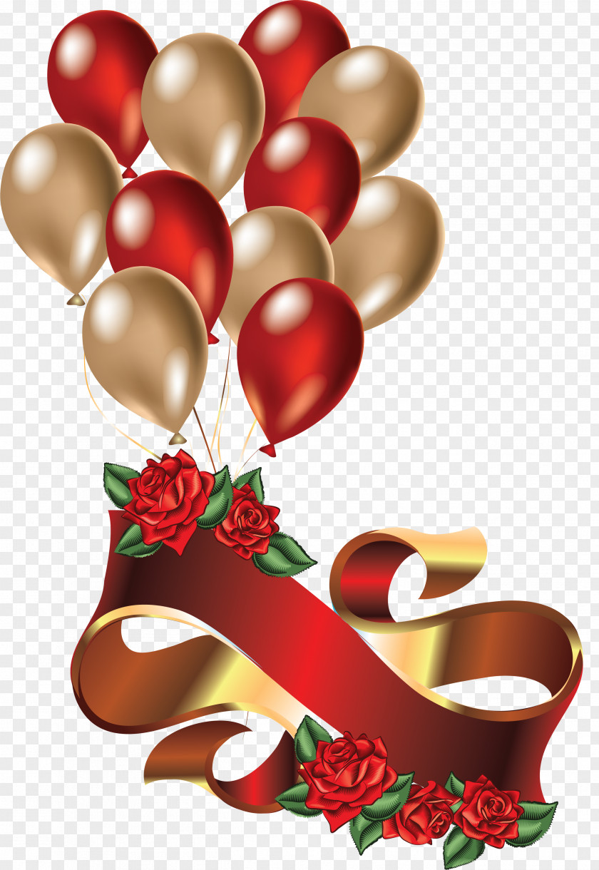 Anniversary Balloon Birthday Gold Party Clip Art PNG
