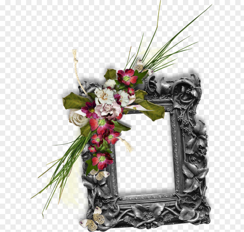 Design Floral Picture Frames PNG