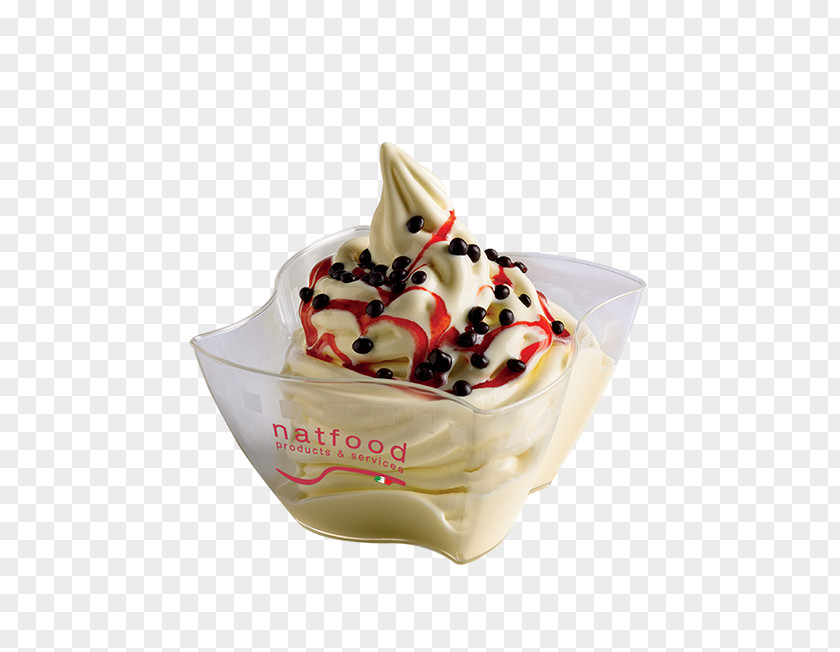 Ice Cream Sundae Frozen Yogurt Dame Blanche Soft Serve PNG