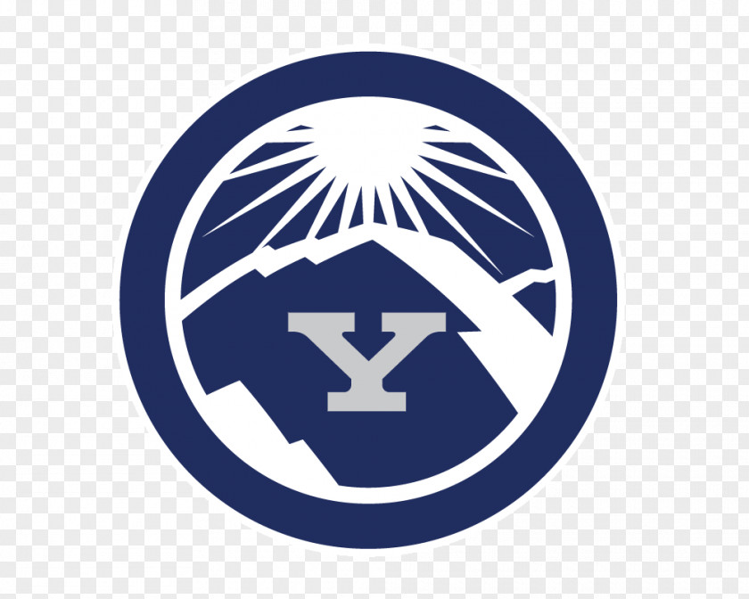 Minimal Logo BYU Cougars Football Brigham Young University Utah Utes American College PNG