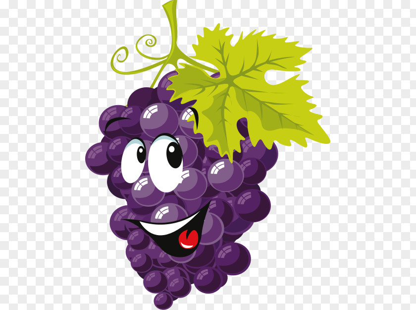 Cartoon Grapes Cliparts Juice Wine Must Grape Clip Art PNG