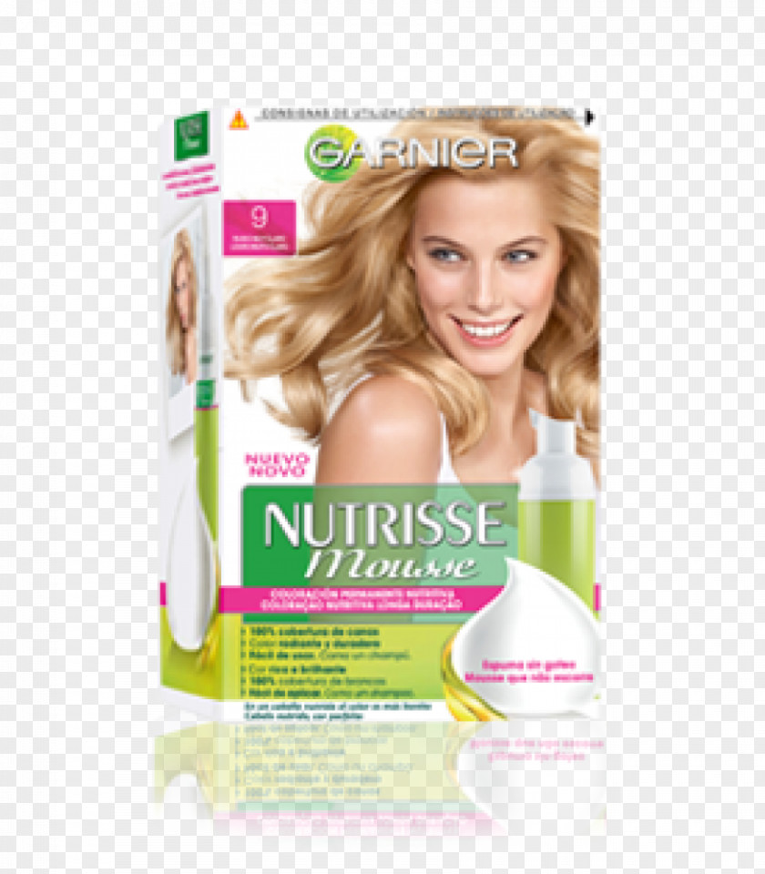 Garnier Blond Hair Coloring Permanents & Straighteners PNG