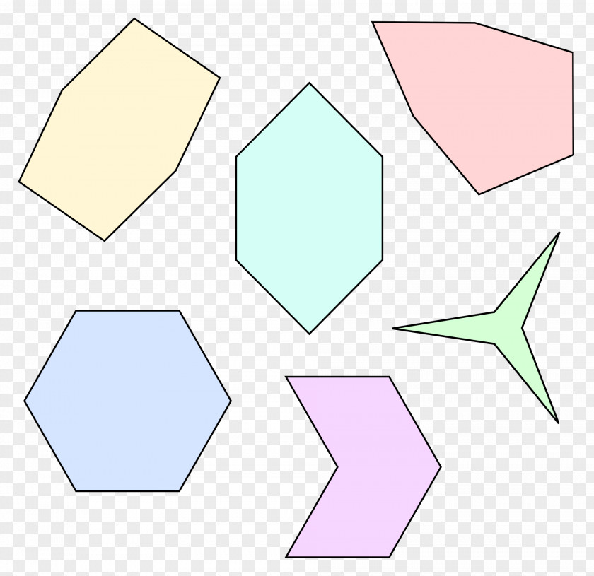 Hexagons Triangle Line Point Area PNG