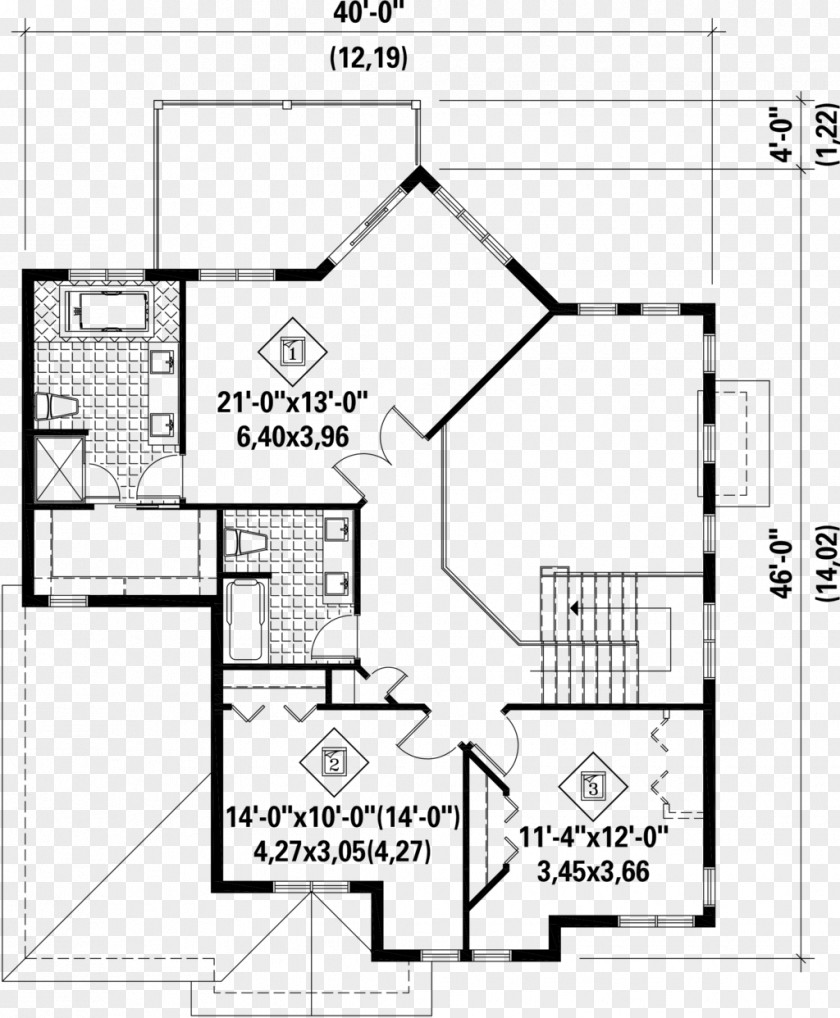 Line Floor Plan Pattern PNG