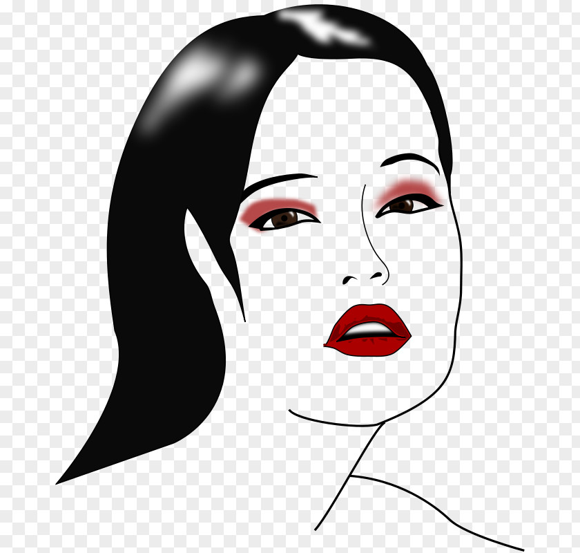 Model Cliparts Cosmetics Face Woman Clip Art PNG
